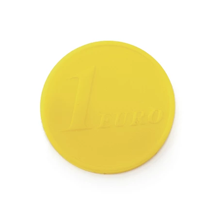 Moneda de cotxe de supermercat de plàstic