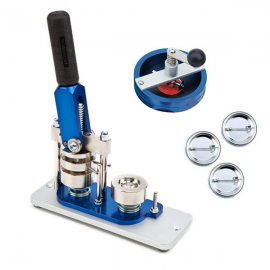 Kit para hacer chapas redondas de 31 mm 