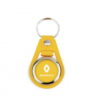 Faux leather keyring MD-25