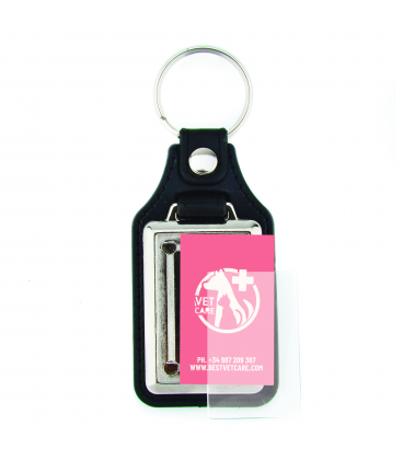 Faux leather keyring MD-40
