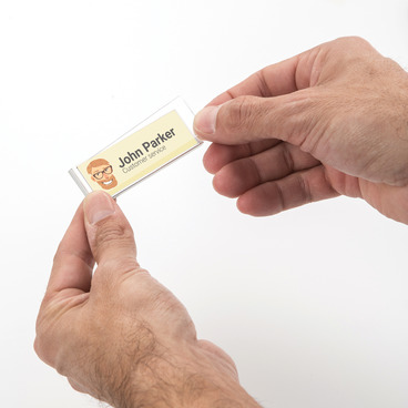 Badge nominatif aimanté ID-PLATE 64