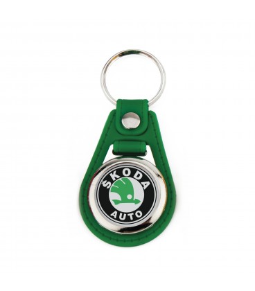Faux leather keyring MD-25