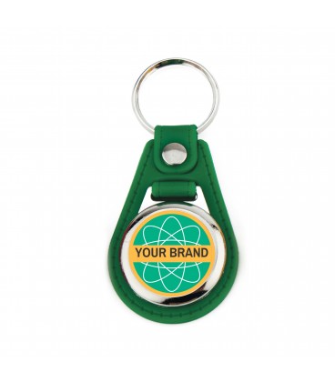 Porte-clé simili cuir rond MD-25D