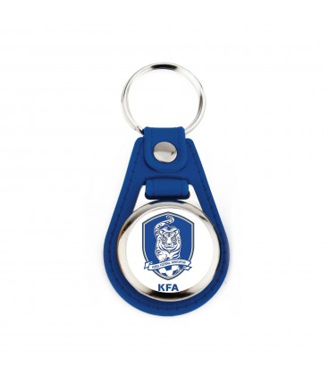 Porte-clé simili cuir rond MD-25D