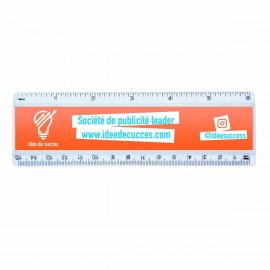 Regla de plástico personalizable 15 cm