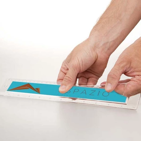Règle en plastique personnalisable 15 cm