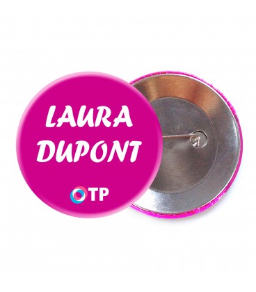 Identificateurs personnels vierges 59mm