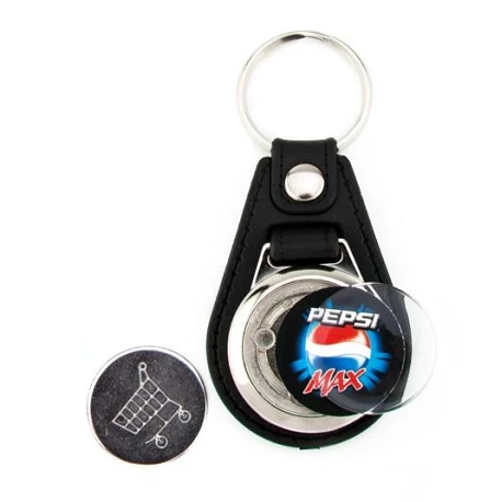 Trolley coin keyring MD-25 CARRO