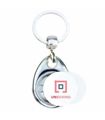 Trolley coin keyring MH-25 CARRO