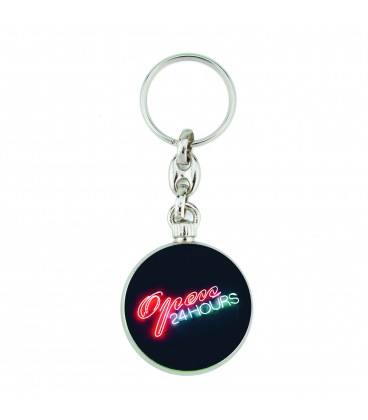 Porte-clé rond UMO-33 D pour impression UV