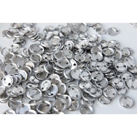 Button metal back with needle (x100)