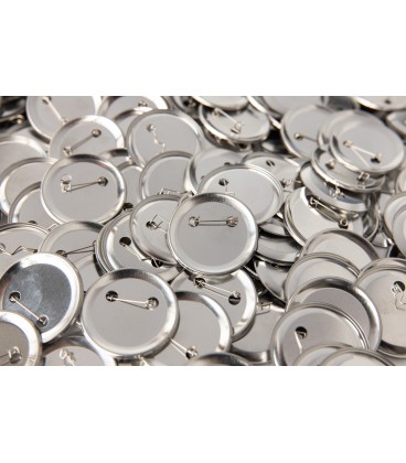 Button metal back with needle (x500)