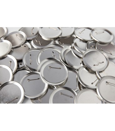 Button metal back with needle (x500)