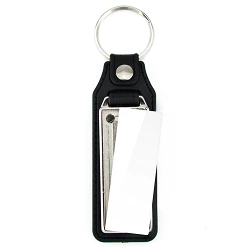 Porte-clé simili cuir UMD-18 pour impression UV