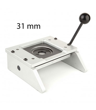 Manual cutter for buttons