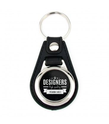 Faux leather keyring UMD-25 for UV print