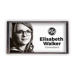 Magnetic name badge ID PLATE 69