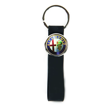 Llavero tira silicona ARM-25 con cajera cromada