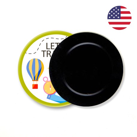 Badges vierges ronds 37mm - 1 1/2 inch