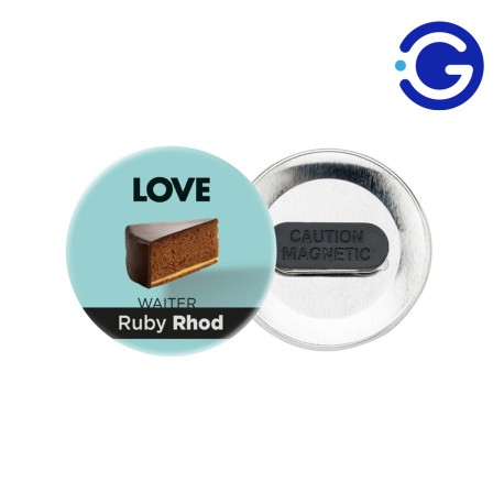 Badges vierges ronds 59mm CH-Ø59