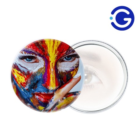 Badges vierges ronds 75mm CH-Ø75