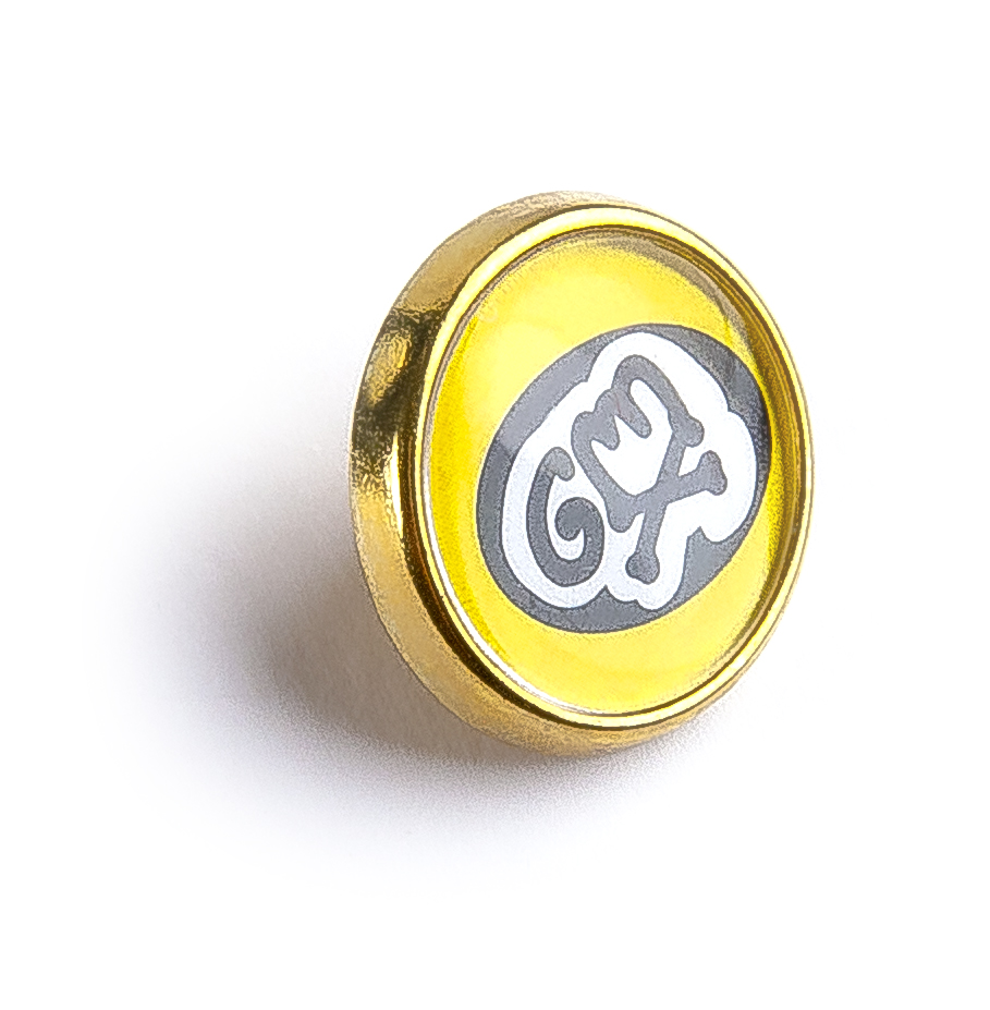 PINS GOLD ROUND