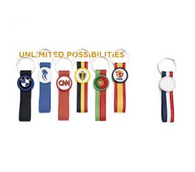 Llaveros con bandera para impresión UV