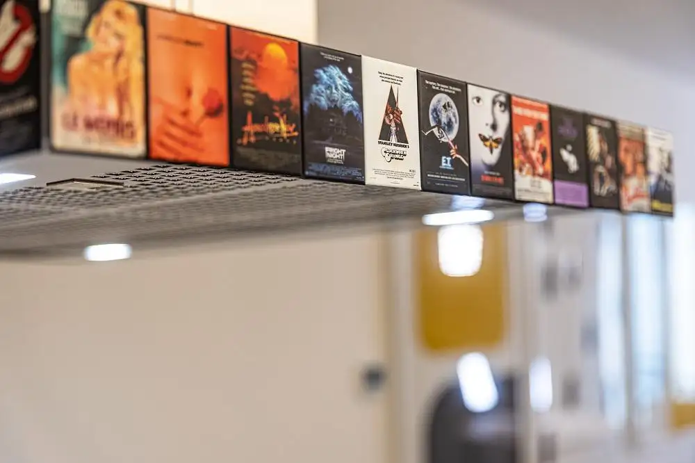 Imanes con carteles de película para la nevera para la cocina.