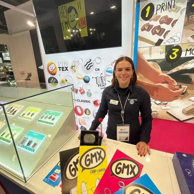 Stand Feria IDGAMAX nuevo look 2024 Claire